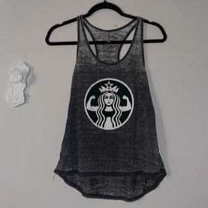 Ever Hottie CrossFit Starbucks logo Tank